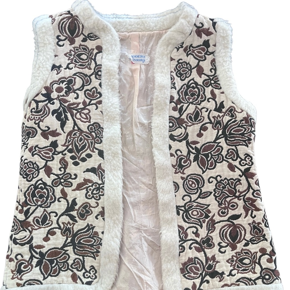 Floral Embroidered Women's Vest